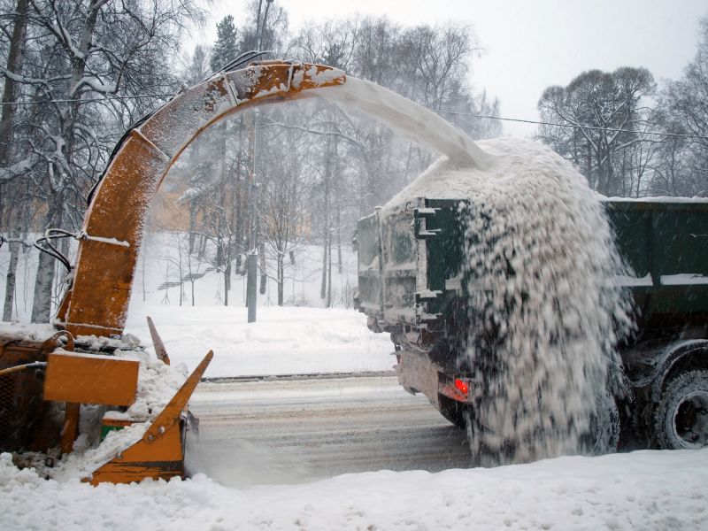 Products For Driveway Snow And Ice Removals in use