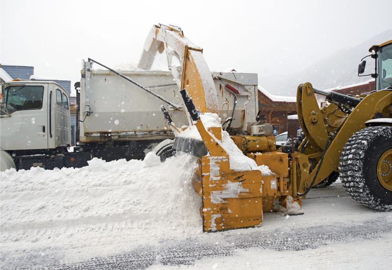 Snow Removal Equipment Storage